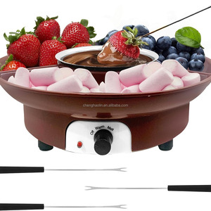 Kit de <span class=keywords><strong>fondue</strong></span> au chocolat détachable avec contrôle de température pour fêtes à domicile, ensemble de pot à <span class=keywords><strong>fondue</strong></span> électrique, machine à fontaine à chocolat, <span class=keywords><strong>tour</strong></span> de fusion - Product Image 3