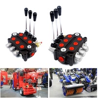 Vanne de commande directionnelle hydraulique monobloc Junbao ZT-L20 80Lpm à commande manuelle à distance pour camion benne et excavatrice – Vente en gros