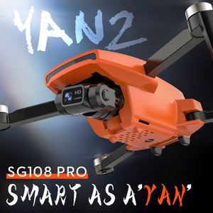 Drone ZLL <span class=keywords><strong>SG108</strong></span> <span class=keywords><strong>Pro</strong></span> 5G WiFi 4K HD avec caméra à cardan 2 axes, GPS, pliable, quadricoptère noir et orange <span class=keywords><strong>SG108</strong></span> <span class=keywords><strong>Pro</strong></span> - Product Image 2