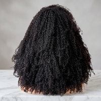 Perruque Afro Kinky Curly 4C avec Baby Hair - Perruque Lace Front HD 13x4 13x6 sans colle en cheveux humains pré-épilée avec ligne de cheveux naturelle - Vente en gros