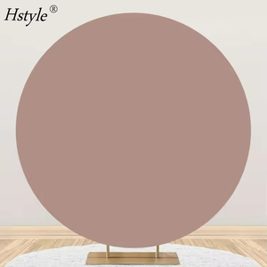 Hstyle <span class=keywords><strong>rosa</strong></span> <span class=keywords><strong>sfondo</strong></span> rotondo 3*3 piedi cerchio compleanno foto fotografia <span class=keywords><strong>sfondo</strong></span> per festa Baby Shower decorazioni di nozze - Product Image 4