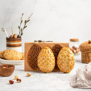 Molde <span class=keywords><strong>de</strong></span> madera para galletas navideñas, cortador <span class=keywords><strong>de</strong></span> galletas <span class=keywords><strong>de</strong></span> jengibre, utensilios <span class=keywords><strong>de</strong></span> cocina para repostería, juego <span class=keywords><strong>de</strong></span> moldes para galletas. - Product Image 3