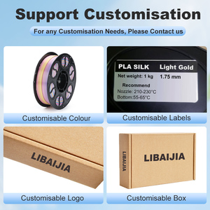 Filamento <span class=keywords><strong>PLA</strong></span> <span class=keywords><strong>para</strong></span> Impresión <span class=keywords><strong>3D</strong></span>, 0.03mm, Gradiente de Color, Certificado ROHS, <span class=keywords><strong>para</strong></span> Impresoras <span class=keywords><strong>3D</strong></span> FDM, Marca LIBAIJIA, Personalizable - Product Image 5