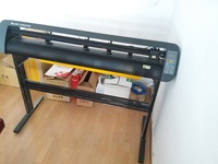 Rol-tot-rol grafische machine PVC flexbanner vinyl sticker decal snijplotter service apparatuur