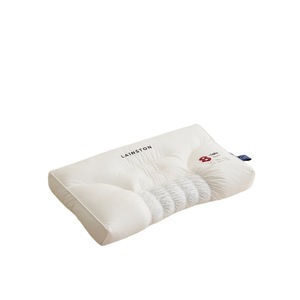 1688 U-Shape <b>Neck</b> Support <b>Pillow</b> White Antibacterial Fiber Filling Adult Size Home Use - Product Image 2