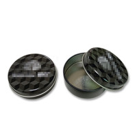 15g Mini Récipient en Étain pour Bougie Parfumée Boîte en Étain Emballage en Métal pour Bougie Petit Rond Solide Parfum Cosmétique Boîtes étui