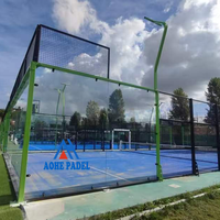 Terrain de padel panoramique personnalisé populaire 2026, entreprise Cancha De Padel avec certificat CE, terrain de tennis padel, padel