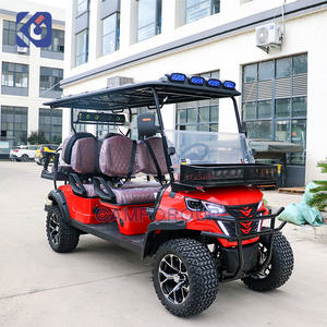 Voiture de golf électrique tout-terrain surélevée à batterie au lithium <span class=keywords><strong>6</strong></span> places CAMP Sightseeing Golf <span class=keywords><strong>Cart</strong></span> Club Car - Product Image 4