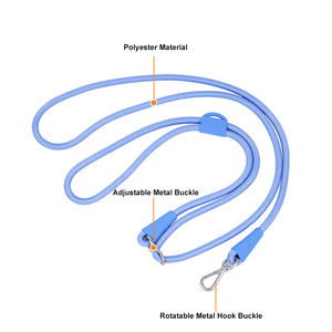 Nuovo Trend Guinzaglio per Cani 4-in-1 Regolabile a Mani Libere, Tracolla, Cintura in Nylon e Poliestere con <span class=keywords><strong>Silicone</strong></span> - Product Image 5