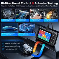 Kingbolen Nouveauté S6 Elite Scanner OBD2 Bidirectionnel Complet avec 15 Services de Réinitialisation et Mises à Jour Gratuites à Vie