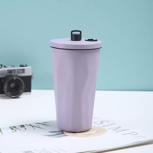 Custom Logo Stainless Steel Tumbler With Lid Vacuum Insulated Ice <b>Coffee</b> Cup With Straw for Ice Collapsible Water <b>Bottle</b> - Product Image 3