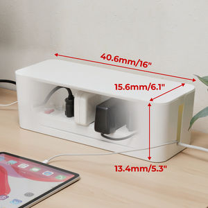 กล่องเก็บสาย<span class=keywords><strong>ไฟ</strong></span>ขนาดใหญ่ กล่องจัดระเบียบสาย<span class=keywords><strong>ไฟ</strong></span><span class=keywords><strong>คอม</strong></span>พิวเตอร์ กล่องพลาสติกป้องกันสาย<span class=keywords><strong>ไฟ</strong></span> สำหรับบ้านและสำนักงาน - Product Image 5