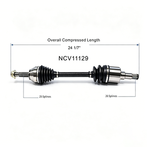 Eje de Transmisión Delantero Izquierdo NCV11129, Lado del Conductor, para Chrysler 200 y Dodge Dart 2013-2017, Eje de Velocidad Constante NCV11 - Product Image 6
