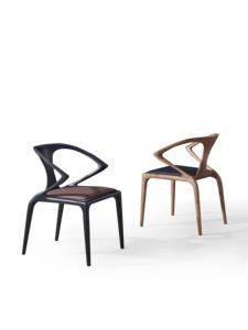 Silla de comedor de madera maciza convertible de alta calidad LU con diseño moderno para uso en el hogar, oficina, Hotel, apartamento - Product Image 3