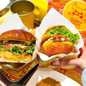 Sac en papier biodégradable écologique avec logo imprimé personnalisé pour les hamburgers, les frites, les aliments, résistant à la graisse, imperméable, sac triangulaire - Product Image 1