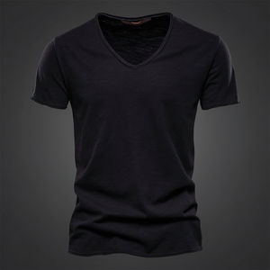 Camisetas de algodón al por mayor para hombre, impresión de logotipo personalizado, camisetas para hombre, diseño personal, bordado, marca de empresa - Product Image 3