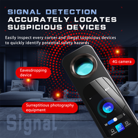 Detector de Cámaras F111 para Hoteles, Detector Infrarrojo Inalámbrico Anti-Espionaje, Anti-Rastreo GPS y Anti-Espionaje por Micrófonos Ocultos