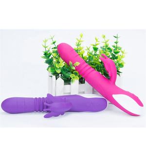 9 Vibrerende Modi G Spot Clitorale Stimulatie Vrouwelijke Meisjes Masturbatie Speelgoed Duwende Dildo Konijn <span class=keywords><strong>Vibrator</strong></span> Voor Vrouwen - Product Image 5