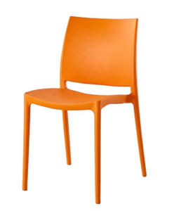 Chaises de café en plastique empilables, durables, imperméables, écologiques, modernes et luxueuses pour cafés, restaurants, ateliers, salles à manger familiales - Product Image 2