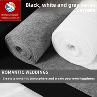 Tapis en polyester noir style Instagram, idéal pour événements, célébrations et expositions, avec velours épais, adapté à une utilisation à long terme