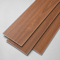 Plancher SPC moderne de 6 mm résistant à l'eau, aspect bois, vinyle de luxe pour la décoration de sols résidentiels et commerciaux