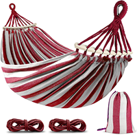 Vente en gros de hamac de camping portable avec balançoire double suspendue pour lit d'extérieur en toile