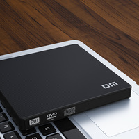 Unidad de DVD Externa DM DR005, Reproductor de CD/DVD USB 3.0, Grabador, Plug & Play para Computadora Portátil, PC de Escritorio, Windows, Mac, Linux