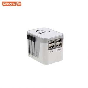 <b>Universal</b> 5V Multi-Socket <b>Plug</b> Colorful Smart Charger <b>Adapter</b> for Mobile Phones OEM Europe Travel Promotional USB Gadget - Product Image 2