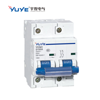 Disjoncteur miniature YEB1-63 interrupteur d'air domestique DC 1P 2P 3P 4P 6A 10A 20A 25A 32A 100A 125A MCB