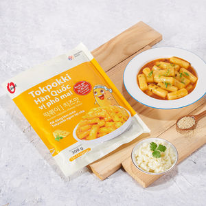 O'food Tteokbokki Coreano Premium con Queso 300g, Pastel de Arroz Instantáneo Cremoso y Masticable, Tamaño Familiar, Snacks Asiáticos al por Mayor - Product Image 2