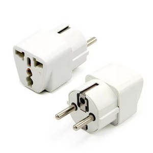 Convertisseur de puissance <span class=keywords><strong>Euro</strong></span> Plug Adaptateur Cuivre Allemagne Plug Adaptateur Us Uk vers Eu 2 Broches <span class=keywords><strong>Euro</strong></span> Travel Plug Outlet Adapter - Product Image 4