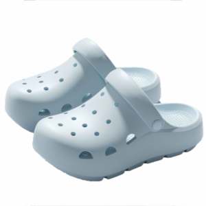Sandalias de jardín de EVA azul claro de verano <span class=keywords><strong>con</strong></span> plataforma gruesa, ventiladas, de punta cerrada, <span class=keywords><strong>con</strong></span> correa en el talón, transpirables y antideslizantes - Product Image 5
