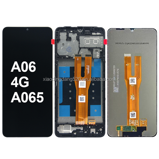 Ori A065F OLED 6.7" Touch Screen Digitizer Full Assembly Replacement Original 4G Display Frame for for A06 6 Month