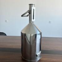Bidon de mesure en acier inoxydable standard et réservoir de test, bidon de calibrage volumétrique pour le volume de carburant, bidons de mesure d'huile