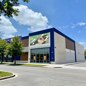 Estructura de Acero Innovadora de Bajo Costo para Estadios, Estructura de 85 m de Envergadura para Centros Comerciales, Construcción de Alta Resistencia, Eficiente Energéticamente, Personalizable - Product Image 1