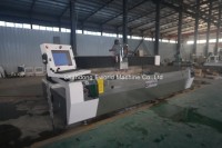 Nouvelle machine de perçage et de bordage automatique de verre CNC à commande PLC, homologuée CE, pour le travail du verre d'escalier