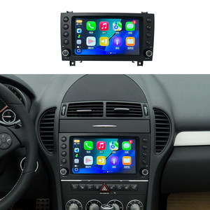 Radio para Auto MOOKAKA de 8.0 Pulgadas para <span class=keywords><strong>Mercedes</strong></span> <span class=keywords><strong>Benz</strong></span> SLK 2004-2010, Autoradio Multimedia con GPS, Navegador, 4G, WIFI, Video, Estéreo, Carplay Inalámbrico - Product Image 1