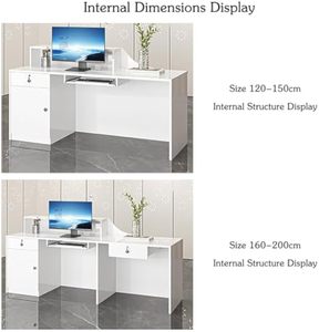Mostrador de Recepción Moderno con Forma Artística <span class=keywords><strong>para</strong></span> Salón, Oficina, Hotel, <span class=keywords><strong>Spa</strong></span> - Product Image 6