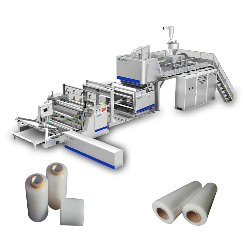 High Quality Automatic Multiple Layer Extrusion Stretch Cling Film Making Machine for Plastic Film Extruder Line