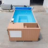Piscine préfabriquée modulaire portable pour l'extérieur et l'intérieur, usage commercial et résidentiel, hors sol, en conteneur