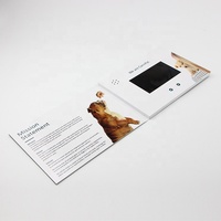 Fabricant fournisseur de fournitures artisanales écran 7 pouces, livret de vœux d'affaires, livre cadeau personnalisé, affiche vidéo lcd