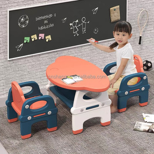 Mesa sensorial de actividades de plástico VSUCH para niños, juego largo para niños, juego de agua y arena, mesa y sillas para colorear para comer - Product Image 6