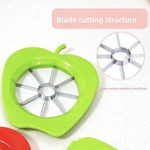 Cortador de Frutas Manual en Forma de Manzana, de Acero Inoxidable, 8 Rebanadas, Cuchilla 430, Diseño Atractivo, con Extractor de Semillas, para el Hogar, Venta al Por Mayor - Product Image 3