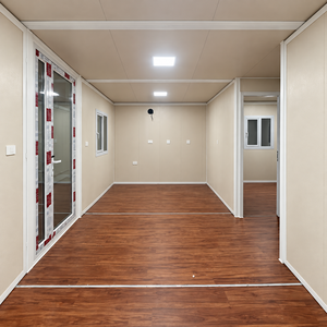 Maison préfabriquée moderne de luxe noire en conteneur 20ft 40ft, maisons modulaires extensibles pour bureau de jardin, logement <span class=keywords><strong>d</strong></span>'appoint, <span class=keywords><strong>location</strong></span> de vacances - Product Image 3