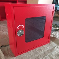 Armoire d'incendie simple et double de taille personnalisée, armoire de tuyau d'incendie, armoire d'enrouleur de tuyau d'incendie en acier doux et en acier inoxydable