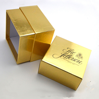 Impression personnalisée logo carton carré fleur cosmétique bougie papier boîte d'emballage cadeau en gros
