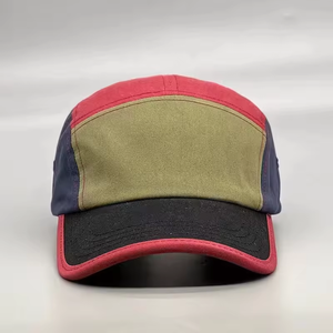 Nouvelle arrivée Casquette de baseball vintage personnalisée 5 panneaux unisexe 100% polyester pour le sport et les voyages - Product Image 3