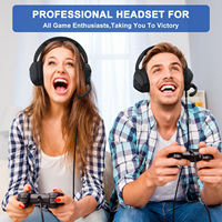Casque de jeu filaire G6000, circum-auriculaire, pliable, avec micro, basses puissantes, stéréo HIFI, double mode 5.3, suppression active du bruit pour PS5, PS4, PC