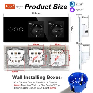 ปลั๊กไฟอัจฉริยะมาตรฐานยุโรป 10A 16A ควบคุมด้วยเสียงผ่าน Wi-Fi พร้อมระบบป้องกันเด็กเปิดประตู - Product Image 4