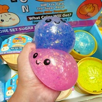 Jouet Squishy Dumpling Scintillant du Fabricant, Jouet Anti-Stress TPR, Jouet Squishy Dumpling Mystère à Presser